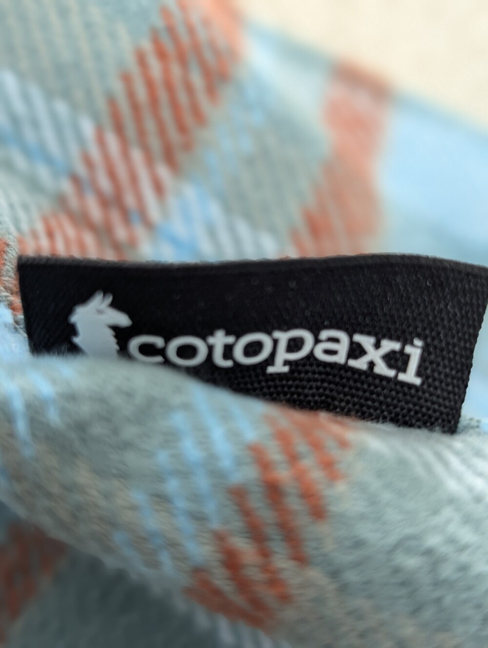Cotopaxi M Teal Plaid Organic Cotton Heavyweight Flannel Shirt Fall Favorite EUC - Picture 4 of 13